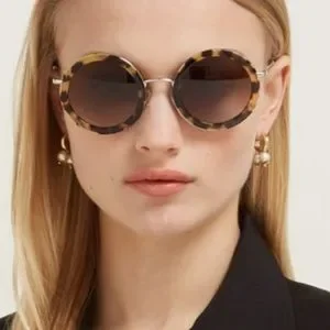 Miu Miu | Accessories | Nwt Miu Miu Round Sunglasses Comes  display picture 3